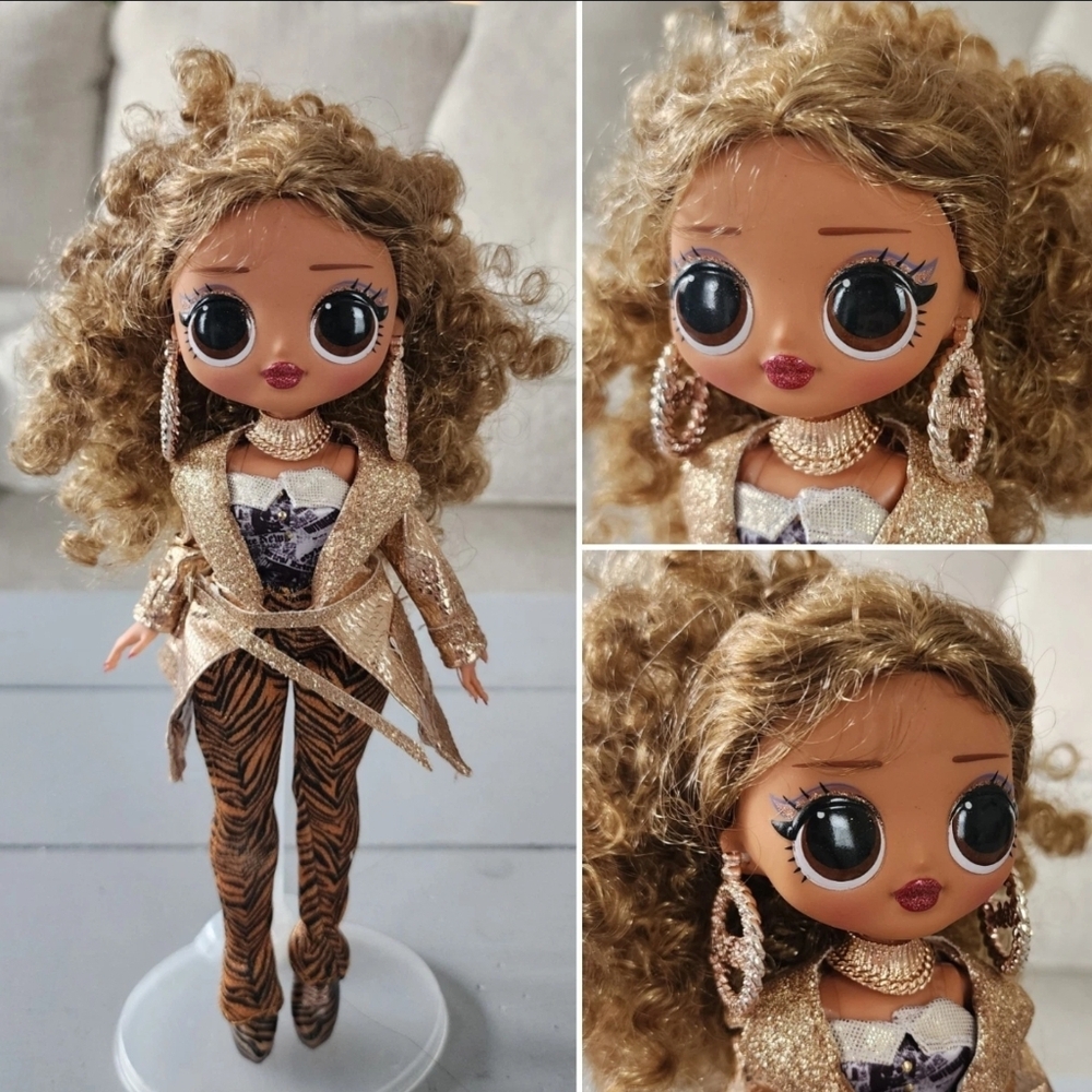 MGA LOL Surprise! OMG Da Boss Fashion Doll Curly Big Hair Cute